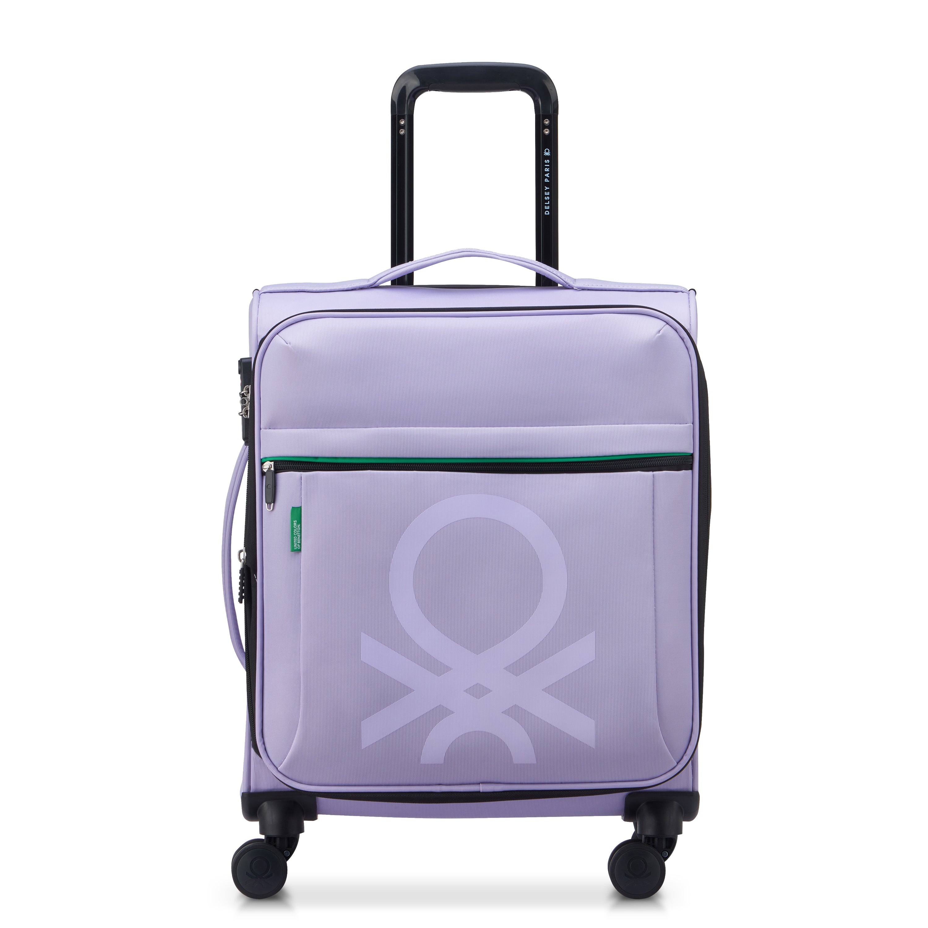 ステラルー Color Block: Cabin Suitcase, S Slim Expandable (55cm), Lavender