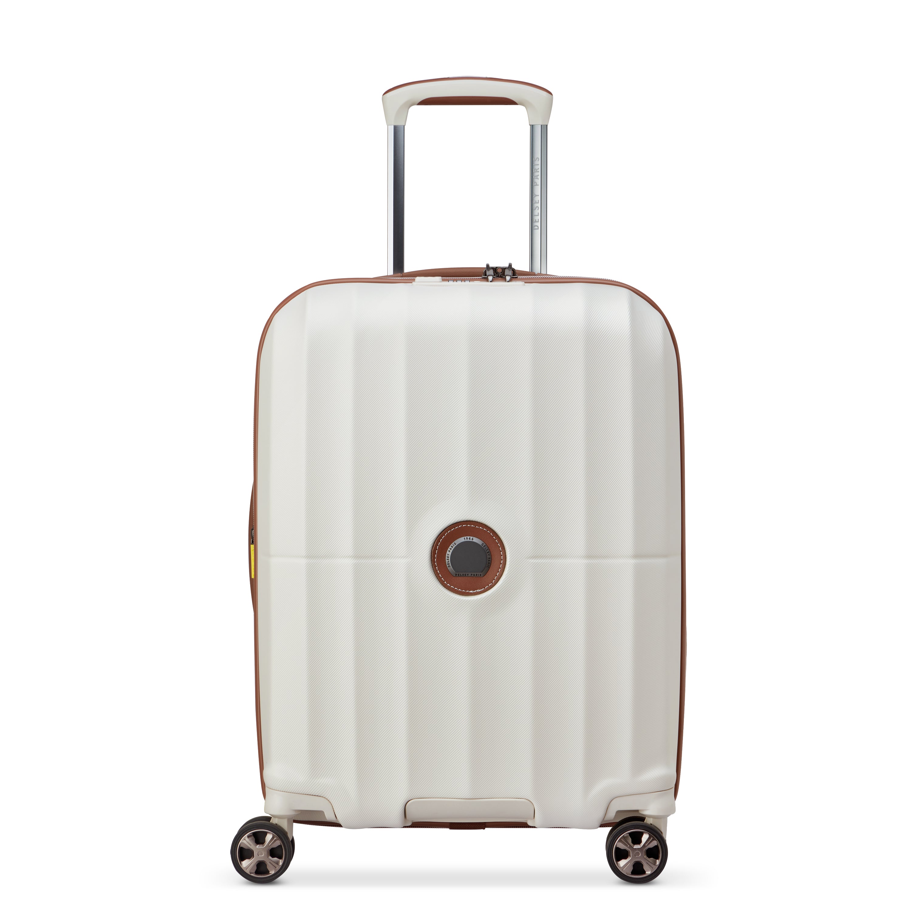 Carrousel 2: Cabin Suitcase, S Slim (55cm), Off White | Delsey