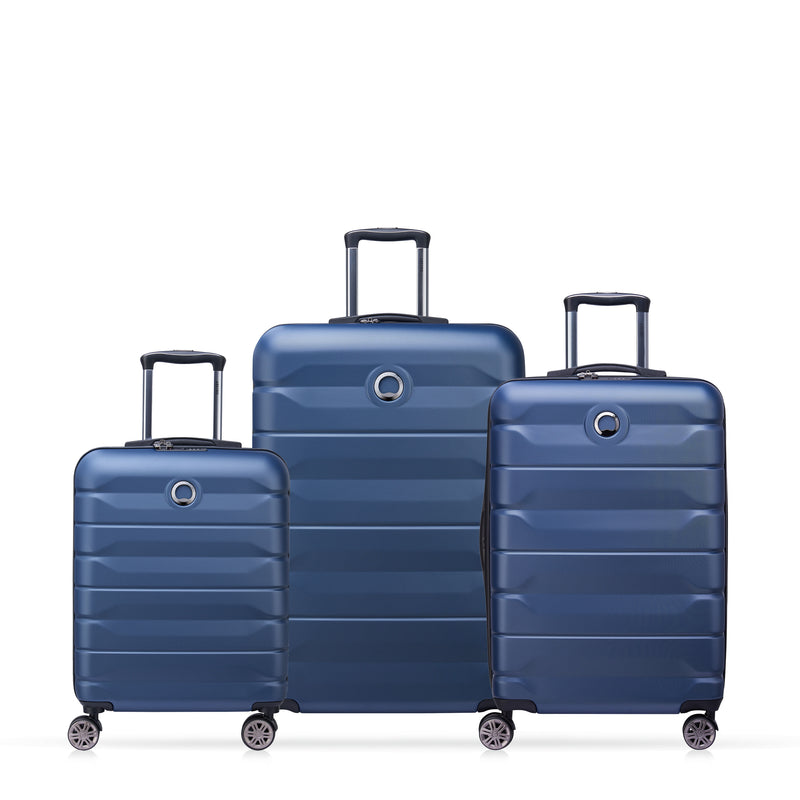 AIR ARMOUR - Set 3 Suitcases (L-77cm) (M-68cm) (S-55cm)