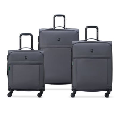 BE - Set 3 Expandable Suitcases (L-76cm) (M-66cm) (S-55cm)