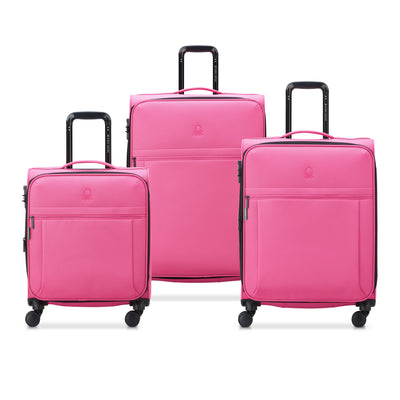 BE - Set 3 Expandable Suitcases (L-76cm) (M-66cm) (S-55cm)