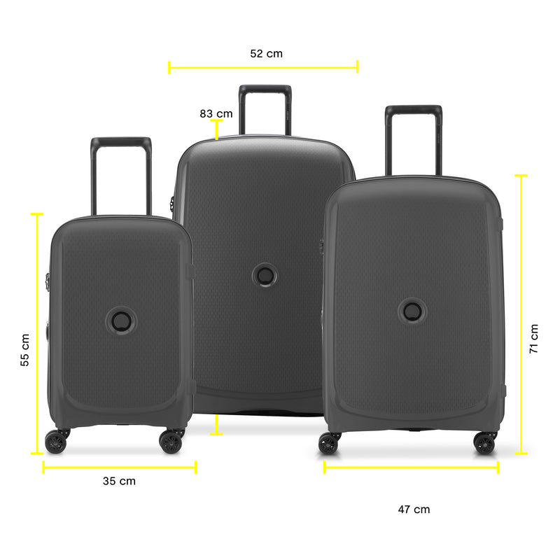 BELMONT PLUS - Set 3 Expandable Suitcases (L-82.5cm) (M-70.5cm) (S-55cm)