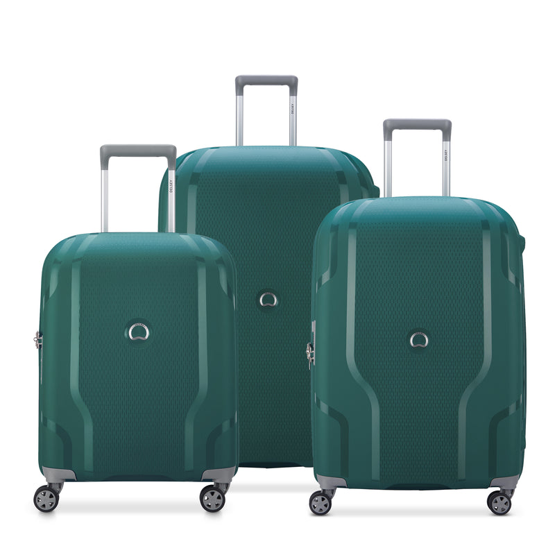 CLAVEL - Set 3 Suitcases (L Ext.-83cm) (L Ext.-70cm) (S Slim-55cm)