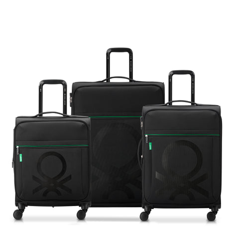COLOR BLOCK - 3 Suitcases (L-77cm) (M-67cm) (S-55cm)