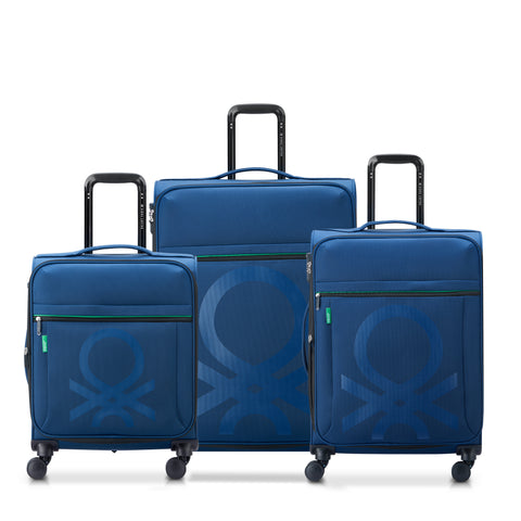 COLOR BLOCK - 3 Suitcases (L-77cm) (M-67cm) (S-55cm)