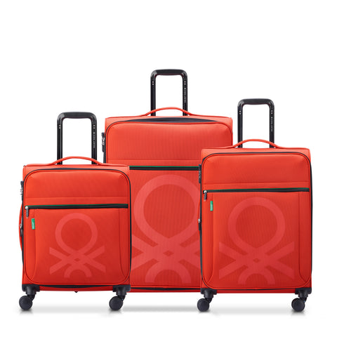 COLOR BLOCK - 3 Suitcases (L-77cm) (M-67cm) (S-55cm)