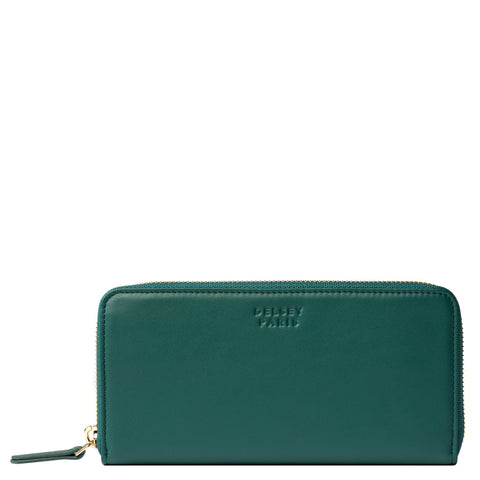 Le cuir lisse - Long zippered Wallet