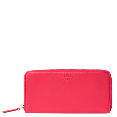 Le cuir lisse - Long zippered Wallet