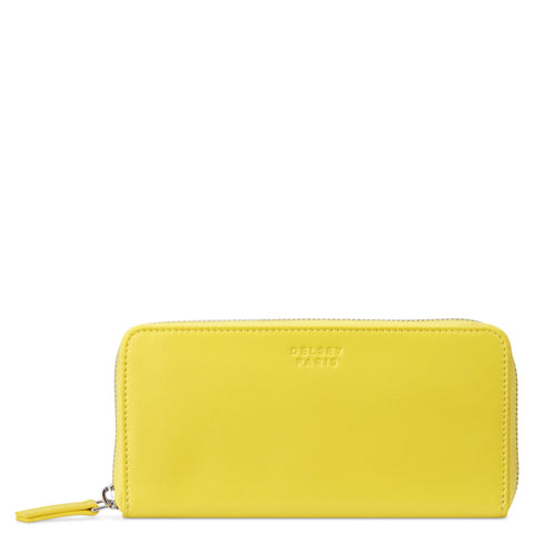 Le cuir lisse - Long zippered Wallet