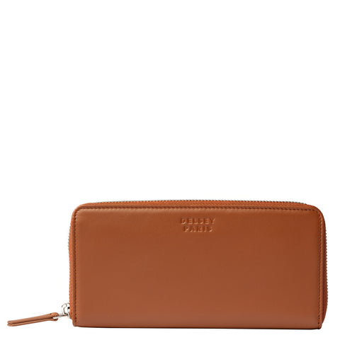 Le cuir lisse - Long zippered Wallet