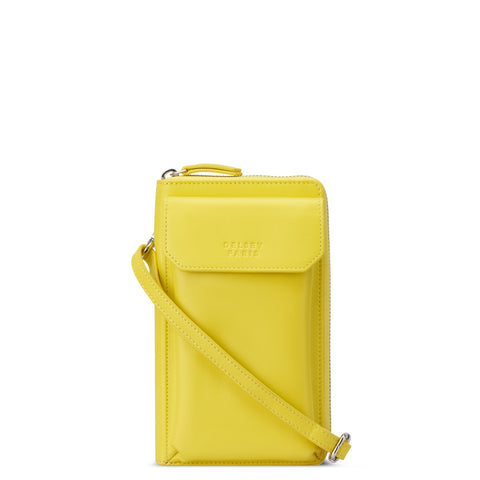 Le cuir lisse - Horizontal opening - Crossbody wallet