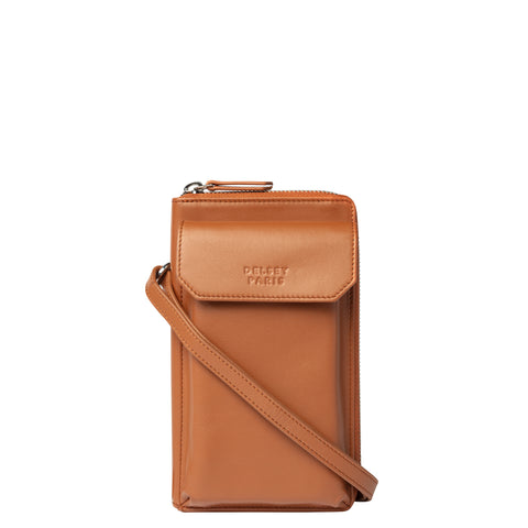 Le cuir lisse - Horizontal opening - Crossbody wallet