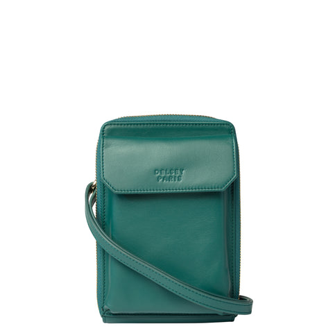 Le cuir lisse - Vertical opening - Crossbody Wallet