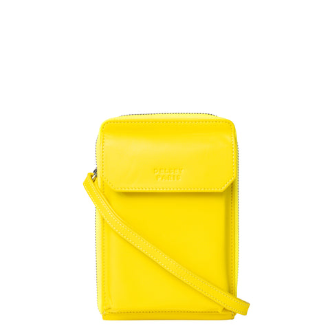 Le cuir lisse - Vertical opening - Crossbody Wallet