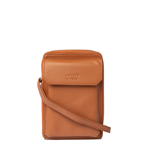 Le cuir lisse - Vertical opening - Crossbody Wallet
