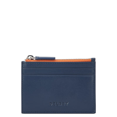 Le cuir lisse - Coin card holder Roland Garros