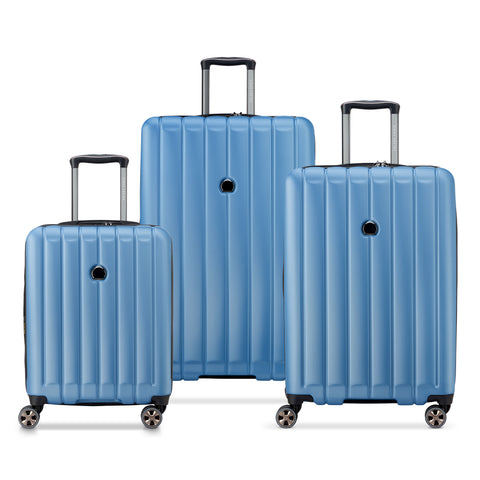 LONGITUDE - 3 Expandable Suitcases (XL-81cm) (M-69cm) (S Slim-55cm)
