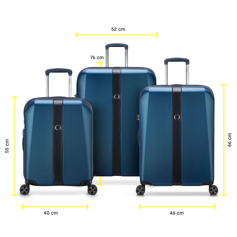 PROMENADE HARD 2.0 - Set 3 Suitcases (L-76cm) (M-66cm) (S-55cm)