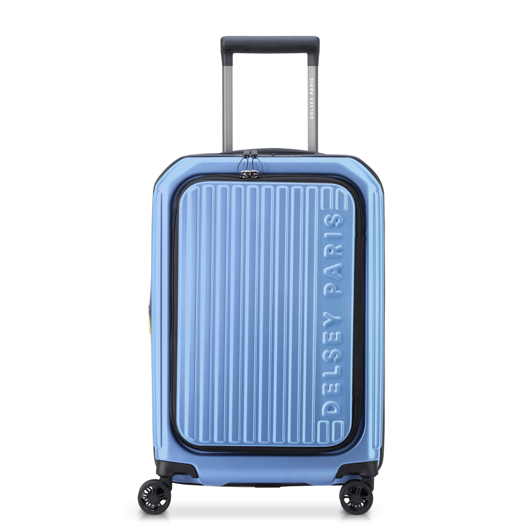 Securitime Zip: Cabin Suitcase, S Expandable (55cm), Lavender Blue