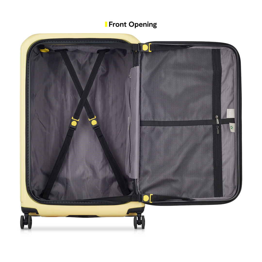 Securitime Zip: Checkin Suitcase, L Expandable (77cm), Lavender