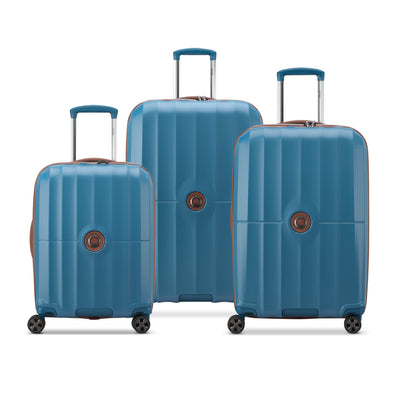 ST TROPEZ - Set 3 Suitcases (L-77cm), (M-67cm) (S SLIM-55cm)