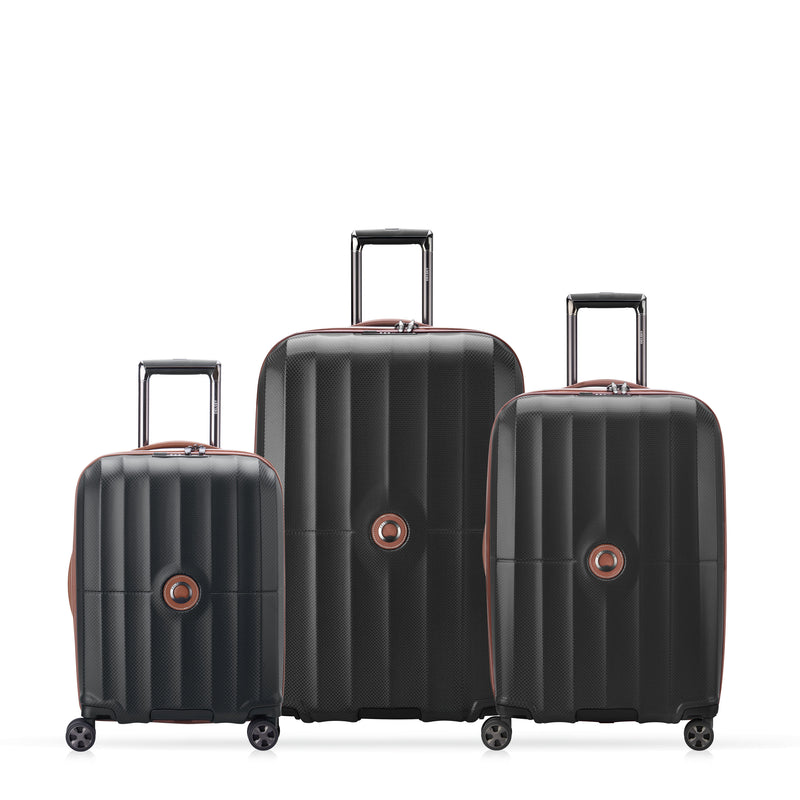 ST TROPEZ - Set 3 Expandable Suitcases (L-77cm) (M-67cm) (S-55cm)