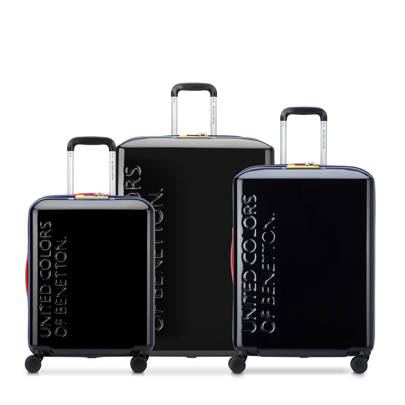 UNITED - Set 3 Suitcases (L-76cm) (M-66cm) (S Slim-55cm)