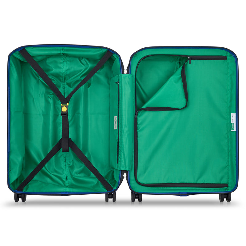 UNITED - Set 3 Suitcases (L-76cm) (M-66cm) (S Slim-55cm)